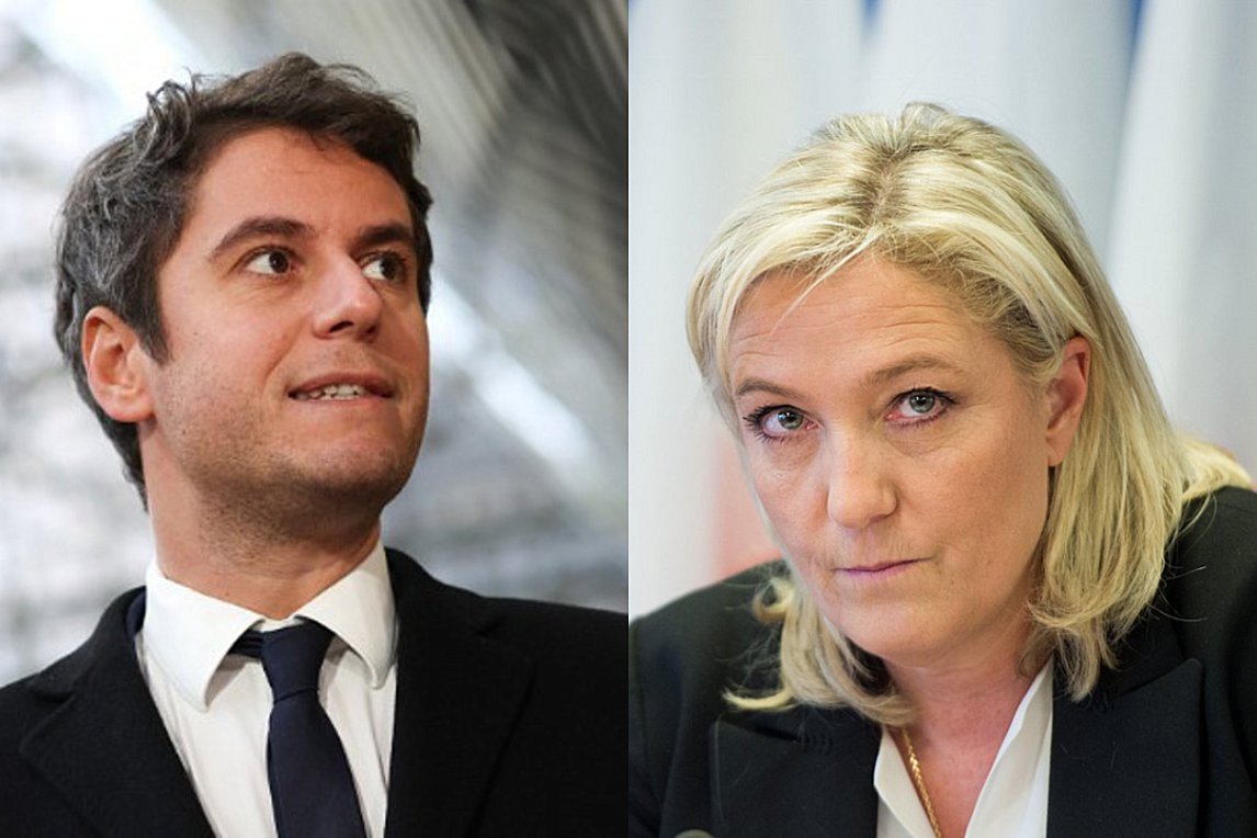 «Είστε τα στρατεύματα του Πούτιν»: Ξέσπασμα Ατάλ σε βάρος της Λεπέν