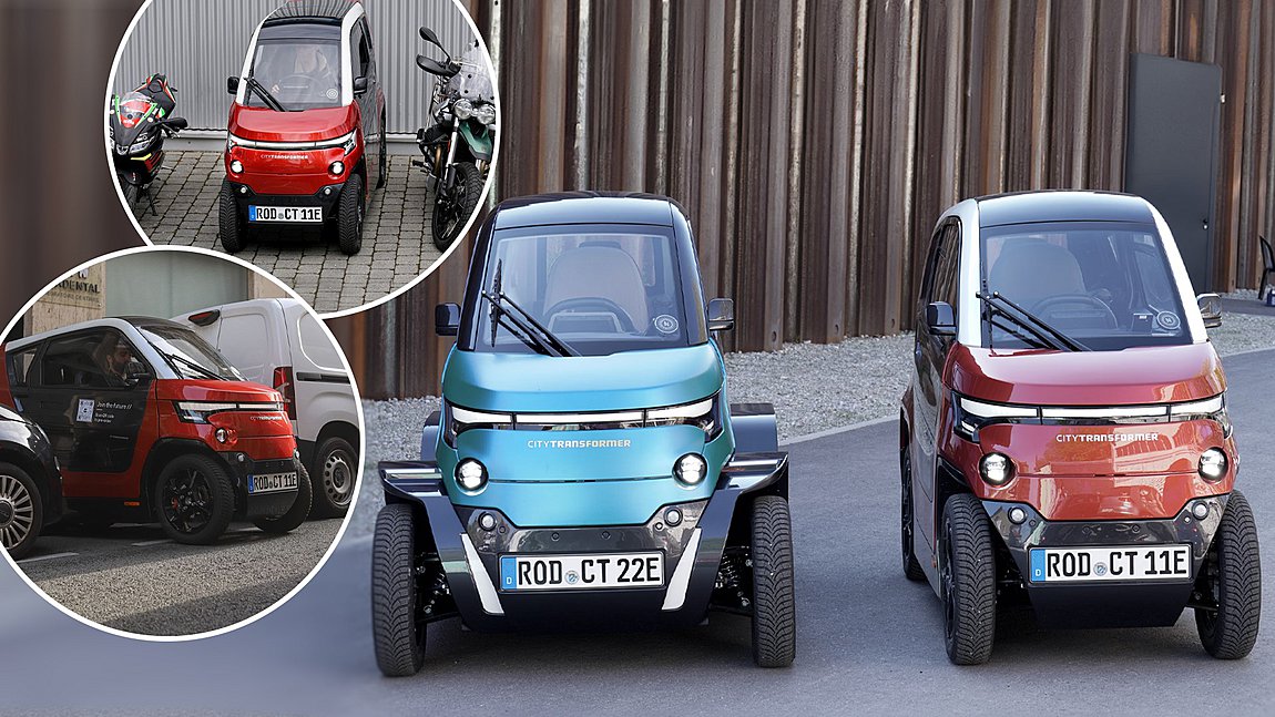 City Transformer CT-2: Το αυτοκίνητο που «διπλώνει» ενώ κινείται