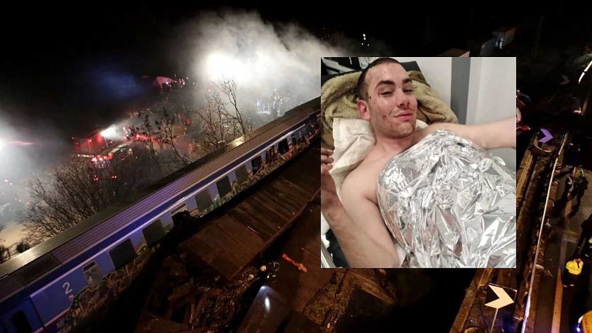 Τέμπη: «Για μένα δικαίωση θα είναι…»: Συγκλονίζει 21χρονος επιζών του δεύτερου βαγονιού