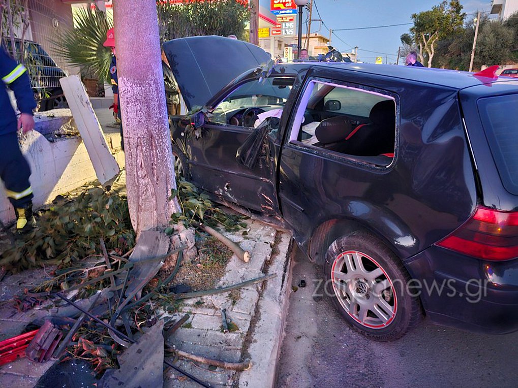 Σοβαρό τροχαίο στα Χανιά: Στο νοσοκομείο τρία άτομα – Ανάμεσά τους ένα παιδί