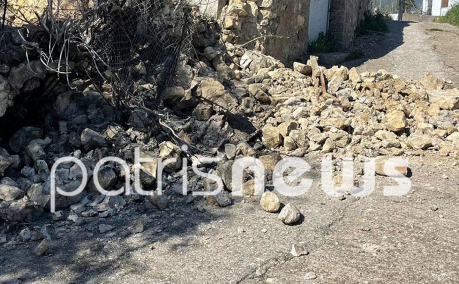 Σεισμός 5,7 R στο Ιόνιο: Σημαντικές ζημιές στη Ζαχάρω – Προβλήματα σε Ανδρίτσαινα-Κρέστενα  