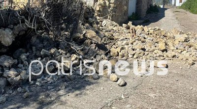 Σεισμός 5,7 R στο Ιόνιο: Σημαντικές ζημιές στη Ζαχάρω – Προβλήματα σε Ανδρίτσαινα-Κρέστενα  