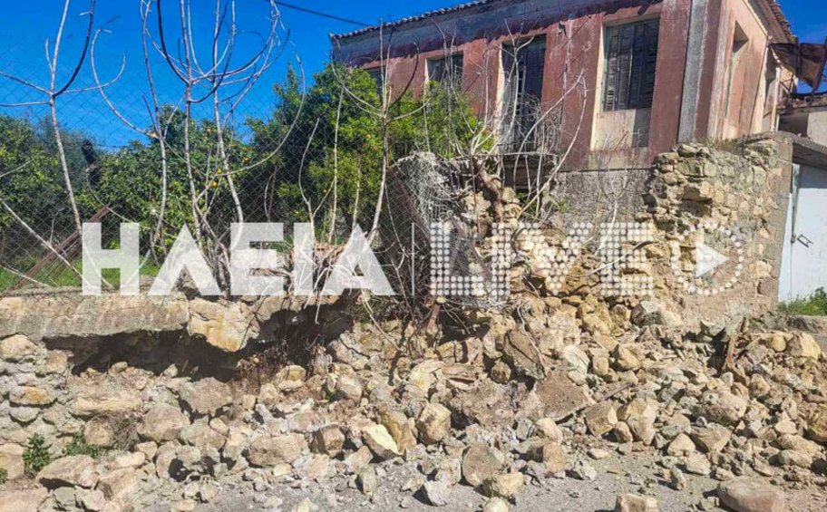 Σεισμός 5,7 Ρίχτερ: Ζημιές στο δήμο Ζαχάρως - ΦΩΤΟ