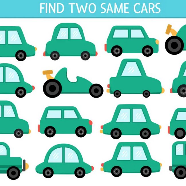Ίσως να έχετε πολύ υψηλό IQ εάν μπορείτε να εντοπίσετε τα δύο ίδια αυτοκίνητα σε αυτήν την εικόνα σε λιγότερο από πέντε δευτερόλεπτα