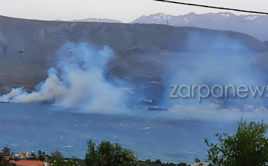 Μεγάλη φωτιά στα Χανιά - Μήνυμα του 112 - Εκκενώνονται σπίτια