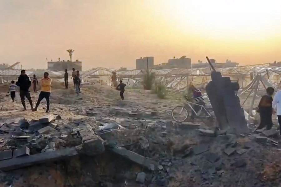 Συνεχίζονται, με ανταλλαγή κατηγοριών, οι συνομιλίες στο Κάιρο για την κατάπαυση πυρός στη Γάζα
