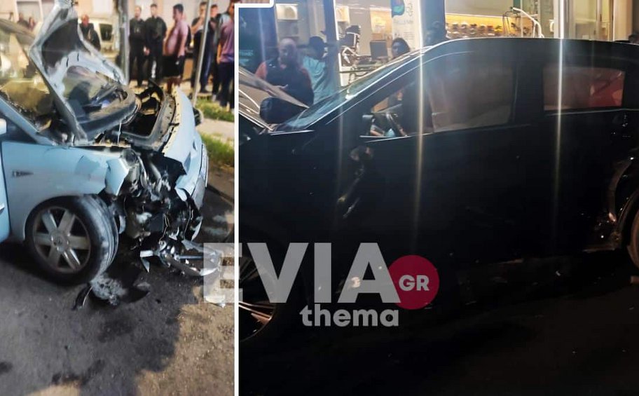Σοβαρό τροχαίο με 4 τραυματίες στη Χαλκίδα – Επιτέθηκαν στον οδηγό του ενός ΙΧ μετά τη σύγκρουση - ΦΩΤΟ
