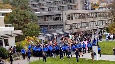 Ελβετία: Φιλοπαλαιστίνιοι φοιτητές κατέλαβαν την είσοδο ενός κτιρίου στο πανεπιστήμιο της Λοζάνης