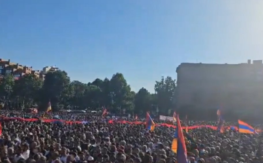Αρμενία: Διαδήλωση στο Γερεβάν κατά της παραχώρησης εδαφών στο Αζερμπαϊτζάν