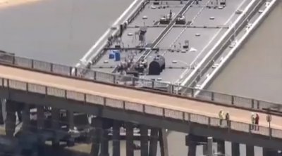 Τέξας: Πλοίο προσέκρουσε σε γέφυρα - Κατέρρευσε σιδηροδρομική γραμμή και δημιουργήθηκε πετρελαιοκηλίδα - Βίντεο
