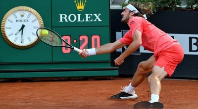 Τένις - Rome Μasters: Οδυνηρός αποκλεισμός με ανατροπή για τον Τσιτσιπά απ’ τoν Τζάρι