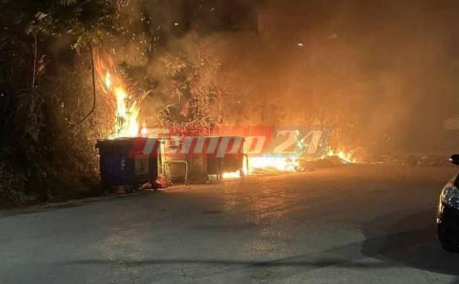 Πανικός από φωτιά τα ξημερώματα στην Πάτρα - Έτρεχαν με κουβάδες οι κάτοικοι- ΒΙΝΤΕΟ
