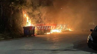 Πανικός από φωτιά τα ξημερώματα στην Πάτρα - Έτρεχαν με κουβάδες οι κάτοικοι- ΒΙΝΤΕΟ
