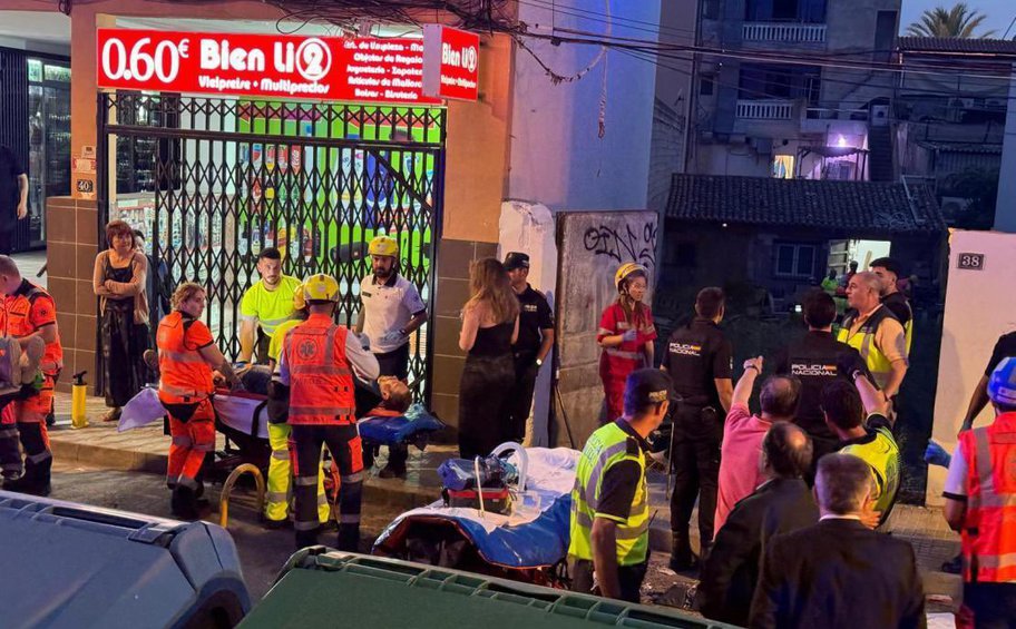 Ισπανία: Κατάρρευση κτιρίου στη Μαγιόρκα – Τουλάχιστον 4 νεκροί και 27 τραυματίες