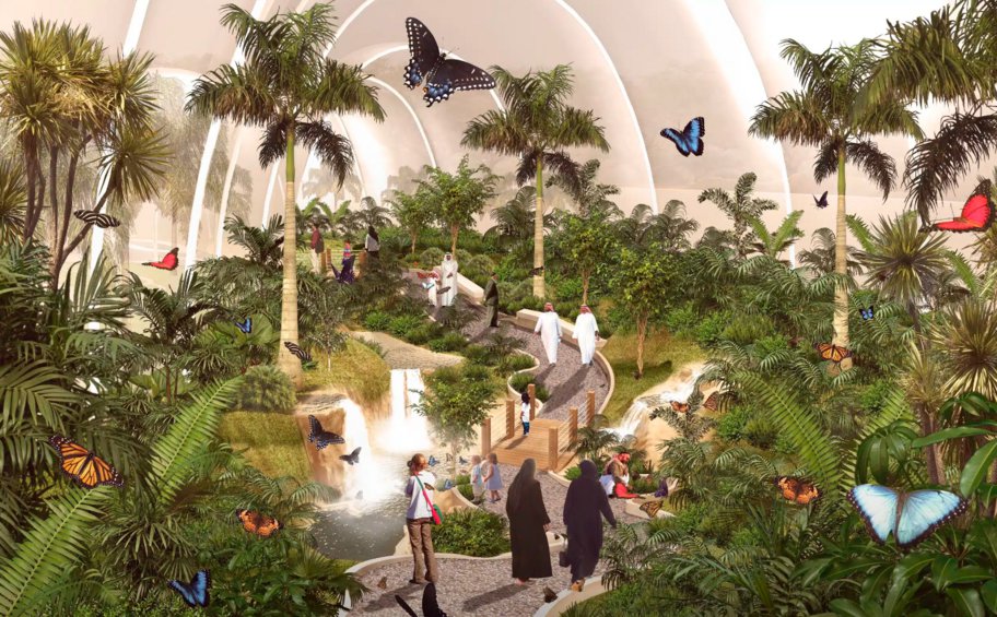 Ο πρίγκιπας της Σ. Αραβίας κατασκευάζει τους μεγαλύτερους βοτανικούς κήπους με ελεγχόμενη θερμοκρασία στον κόσμο 