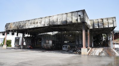 Λαμία: Ταυτοποίηση υπόπτου για τη φωτιά στο εργοστάσιο τροφίμων