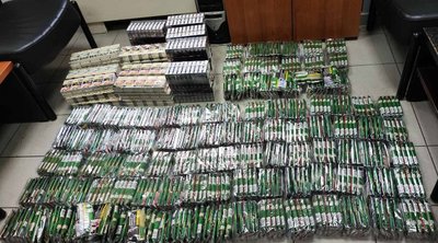 Προμαχώνας: Κατασχέθηκαν 440 πακέτα τσιγάρων και 500 συσκευασίες καπνού