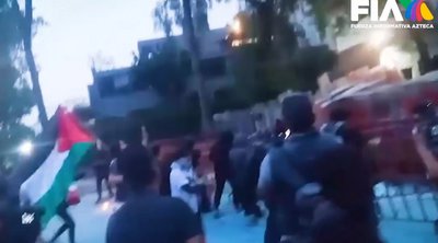 Συγκρούσεις διαδηλωτών-αστυνομίας κοντά στην πρεσβεία του Ισραήλ στο Μεξικό - Βίντεο