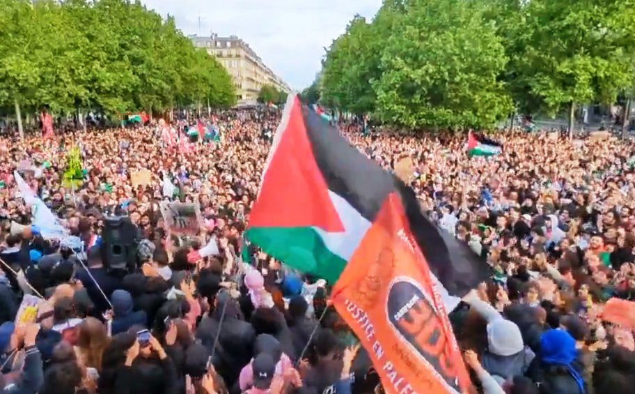 Γαλλία: Δεύτερη μέρα διαδηλώσεων για τη Ράφα στο Παρίσι - Βίντεο