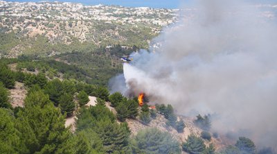 Χίος: Μαίνεται η φωτιά στην περιοχή Καρυές - Τι είπε ο αντιδήμαρχος στον Realfm 97,8 