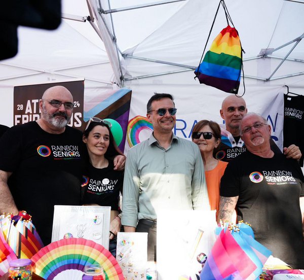 Ο Χάρης Δούκας παραβρέθηκε στις εκδηλώσεις στο Athens Pride
