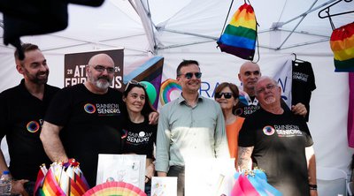 Ο Χάρης Δούκας παραβρέθηκε στις εκδηλώσεις στο Athens Pride

