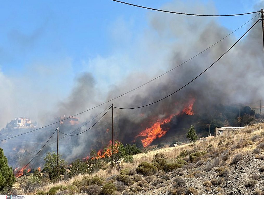 Πολύ υψηλός κίνδυνος πυρκαγιάς και σήμερα – Ο χάρτης της Πολιτικής Προστασίας