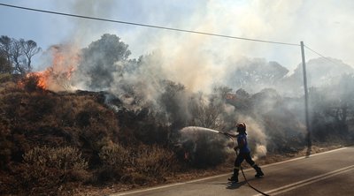 Οι κυκλοφοριακές ρυθμίσεις στη Κερατέα λόγω πυρκαγιάς