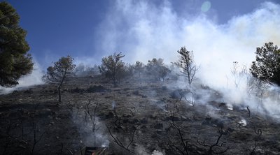 Meteo: Η φωτιά στην Κερατέα κάλυψε απόσταση 210 χλμ