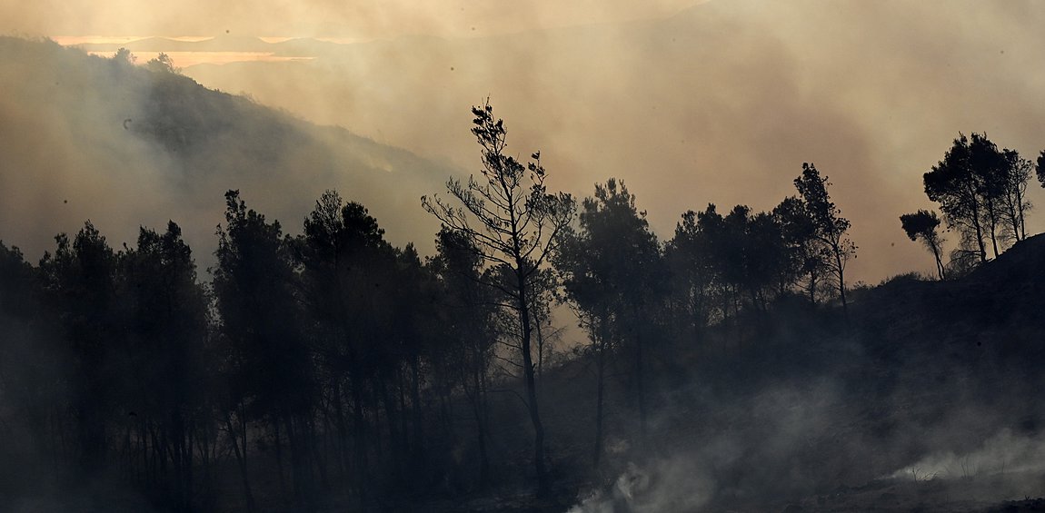 Πυρκαγιές: Μικρές αναζωπυρώσεις στην Κερατέα - Χωρίς ενεργό μέτωπο η Σταμάτα 