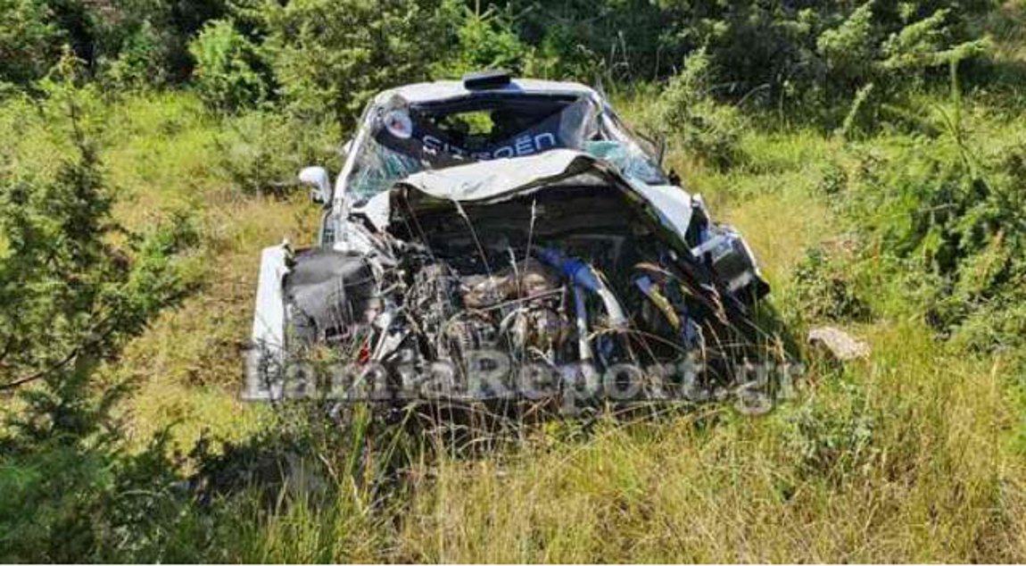 Ράλι Φθιώτιδας: Τροχαίο με εκτροπή αγωνιστικού