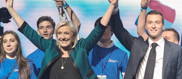 Εκλογές στη Γαλλία: Θρίαμβος Λεπέν στον α' γύρο - Τρίτο το κόμμα του Μακρόν 