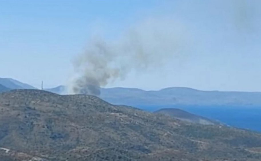Πυρκαγιά στη Χίο - Μήνυμα από το 112