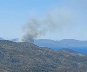 Πυρκαγιά στη Χίο - Μήνυμα από το 112