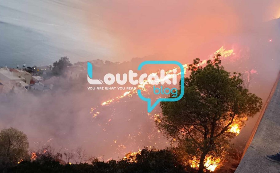 Χειροπέδες σε 30χρονο για τη φωτιά στο Λουτράκι
