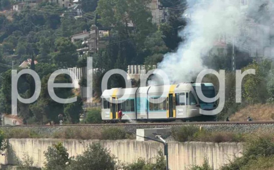 Αχαΐα: Φωτιά σε βαγόνι του Προαστιακού στην Ακράτα

