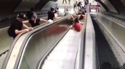 Σμύρνη: 11 τραυματίες από ατύχημα σε κυλιόμενη σκάλα στο μετρό - ΒΙΝΤΕΟ 