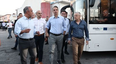Στο αμαξοστάσιο του ΟΣΥ ο Μητσοτάκης: Έμφαση στη βελτίωση της καθημερινότητας των πολιτών – 900 νέα λεωφορεία μέχρι το τέλος του 2025