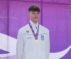 Έγραψε ιστορία ο 16χρονος Βαγγέλης Ντούμας - Πρωταθλητής Ευρώπης στα 100 μέτρα πρόσθιο