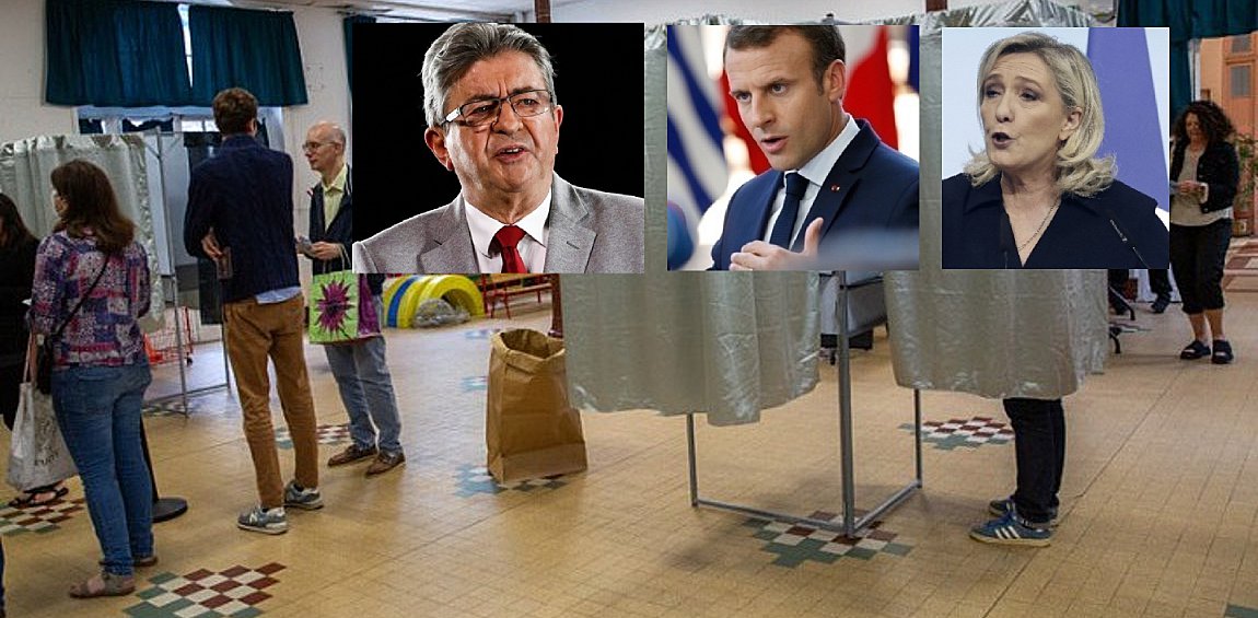 Μεγάλη ανατροπή στις γαλλικές εκλογές - Πρώτος ο Μελανσόν, δεύτερος ο Μακρόν, τρίτη η Λεπέν