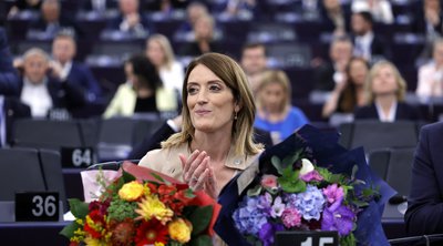 Επανεξελέγη πρόεδρος του Ευρωπαϊκού Κοινοβουλίου η Ρομπέρτα Μέτσολα
