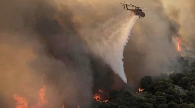Ενισχύονται οι πυροσβεστικές δυνάμεις για την κατάσβεση της φωτιάς στο Φαλακρό Δράμας