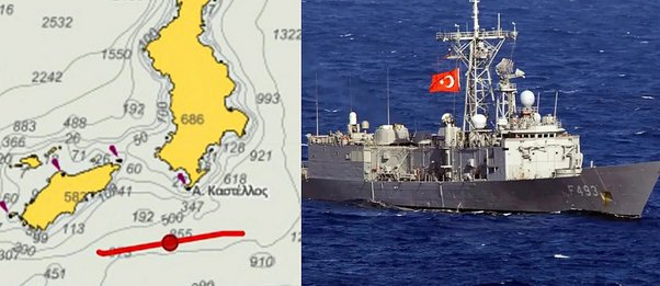 Σκηνικό έντασης από την Άγκυρα ανοιχτά της Κάσου - Σε επιφυλακή το Πολεμικό Ναυτικό