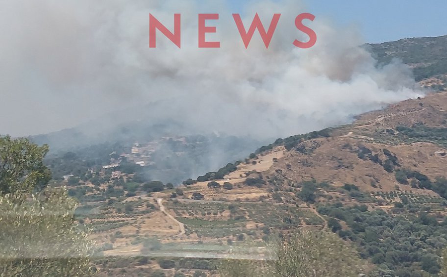 Πυρκαγιά στα Χανιά: Μήνυμα από το 112 - Εκκενώνονται δύο οικισμοί