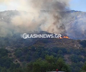 Χανιά: Μαίνεται ανεξέλεγκτη η φωτιά - Εκκενώθηκαν τέσσερις οικισμοί