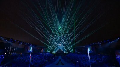 Ολυμπιακοί Αγώνες 2024: Ένα μοναδικό υπερθέαμα με λέιζερ στον Πύργο του Άιφελ
