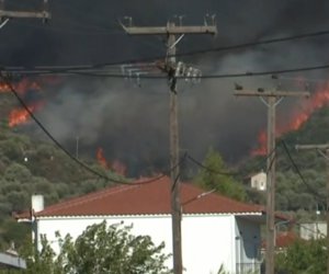 Μαίνεται ανεξέλεγκτη η φωτιά στην Εύβοια - Βίντεο & φωτογραφίες