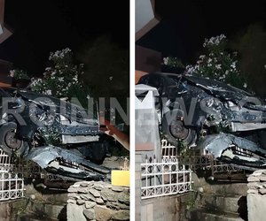 Καβάλα: Αυτοκίνητο έπεσε από 20 μέτρα και «προσγειώθηκε» σε αυλή σπιτιού
