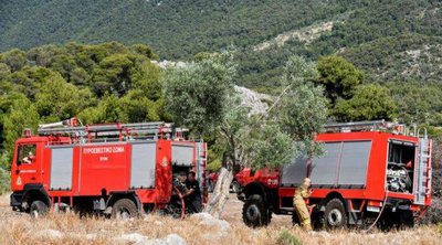 Θεσσαλονίκη: Υπό έλεγχο η φωτιά στον Λαγκαδά 