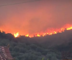 Mαίνεται η πυρκαγιά στην Εύβοια - Νέα μηνύματα από το 112 - Επιχειρούν εναέρια μέσα